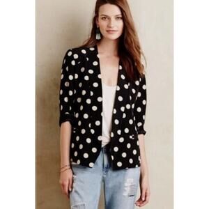 Anthropologie Corey Lynn Calter Polka Dot Blazer Size 6